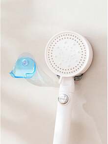 A Wall-Mounted, Multi-Functional Suction-Cup Holder Made Of Durable Plastic. It Features Strong Suction And A Non-Slip Design, Making It Suitable For Installation On Bathroom Or Kitchen Walls To Store Items Such As Razors And Towels. - Multicolor - View 11