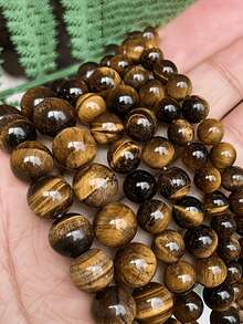 Natural Tiger Eye Stone Faceted Loose Spacer Diy Beads For Jewelry Making Diy Bracelet Necklace Charms Accessories 4/6/8/10mm - Magic Stone - View 13