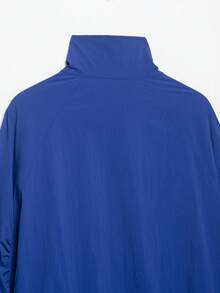 DEEKA Autumn New Women's European & American Style Fashion Minimalist Versatile Tech Fabric Button Jacket - Blue - View 10