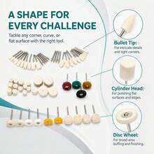 144PC Polishing And Grinding Tool Set For Jewelry Metal DIY - A - View 7