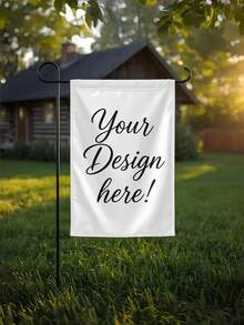 1pc Custom Garden Flag Personalized Yard Flag,Custom Photo/Text/Logo/Your Design Flag Outdoor Decor,Customizable Gift Housewarming Gift,Garden Decor,Gift For Him/Her,Christmas - Multicolor - View 3