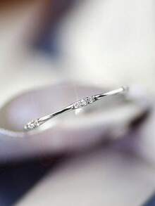 Women Engagement Rings - Silver - View 1