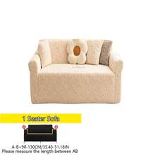 1pc Minimalist Soft Full Coverage Sofa Cover, Anti-Slip Pet Friendly, Cat Scratch Resistant, Odorless, Durable Wear-Resistant, Easy Installation, Machine Washable Hand Washable Reusable - Beige - View 13