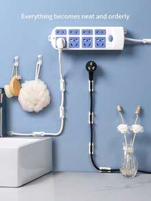 20 قطعة مشابك كابلات ذاتية اللصق، مشابك إضاءة خارجية، مشابك منظم تخزين الأسلاك، مشابك كابلات واقية، أدوات إدارة كابلات البيانات، ديكور عيد الميلاد (مقاس واحد، لا ينصح بالشراء) - متعدد الألوان - مشاهدة 5