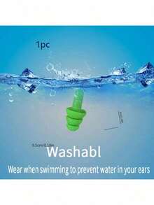 Silicone Sleep Earplugs, Reusable Noise-Canceling Earplugs, Random Color, Ultra Soft And Comfortable, Suitable For Side Sleeping, Travel, Migraine And Deep Sleep - Random Color - View 9