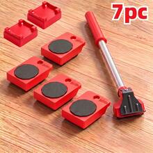 7pcs Heavy Duty Moving Kit: Furniture Lifter, Slider Kit, Elevator, Easy Lifting Rolling Tools, Foundation For Moving Large Items, Simple Sofa Space Conversion Design - 7PCS - View 12