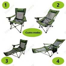 Patio Lounge Chair & Swing Chair - Blue - View 5