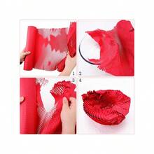 Multi-Color Honeycomb Filled Wrapping Paper Textured Protective Paper Combo Pack, Specialized Consumables For Multi-Category Item Transport, Storage, And Packaging; Logistics, Transport, Moving Cushioning, Gift Protection Supplies; Ideal For Renting - Honeycomb Paper - View 6