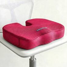 1pc Mesh Memory Foam Seat Cushion, 45*35*7cm Upgraded Version, Breathable Mesh, Excellent Support, Removable & Washable Cover, Suitable For Home Chairs, Office Long Sitting, Driving, Enhances Comfort - 1PC - View 10