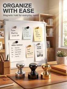5/10/20pcs Strong Magnetic Push Pins, Matte Black Metal Magnetic Push Pins, Suitable For Refrigerator And Whiteboard, Scratch-Resistant Strong Magnets, Suitable For Home Office Storage, Tools And DIY Crafts - Multicolor - View 9
