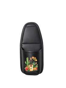 Car Storage Bag, A Multifunctional Organizer - Side Pocket For The Center Console, With Cactus And Mexican Guitar Patterns, Storage Box, Rear Seat Cup Holder, Interior Accessory Storage Box, Keep Car Clean Tidy, Thanksgiving, Christmas, New Year - Multicolor - View 13