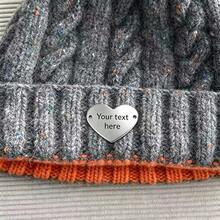 1/5/10/30/50/100pcs Customized Engraved Mirror Stainless Steel Labels, Star Labels, Polished Material, Suitable For Personalized Name Buttons For Knitted, Handicrafts And Handmade Products, Support All Languages - Multicolor - View 3