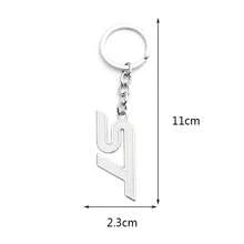 Metal ST Style Car Keychain Key Ring Holder For Ford Focus Fiesta Kuga Mondeo Ecosport Fusion Vehicle Accessories - A - View 2