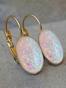 1 Pair Elegant Earrings For Women, Wedding Engagement Party Jewelry, Valentine's Day Gift - 1# - View 2