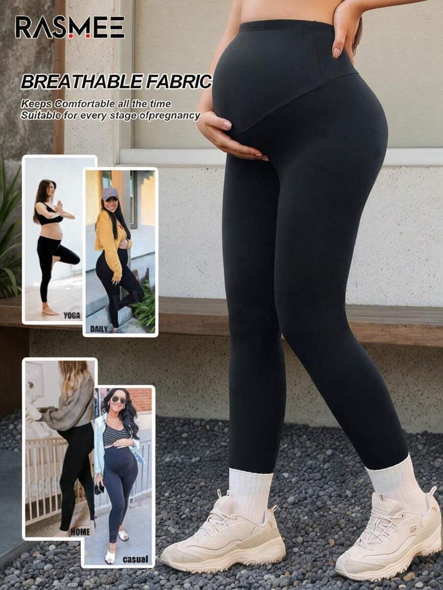 無縫高彈力孕婦瑜伽褲 女款護肚透氣柔軟健身緊身褲