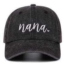1pc Nana Embroidered Baseball Cap Unisex Outdoor Sports Events Casual Sun Protection Duck Tongue Dad Hat - Multicolor - View 9