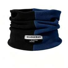 Autumn/Winter Dual-Tone Scarf Hat, Unisex Warm Cycling Windproof Neck Warmer Thickened Headwear - Multicolor - View 14