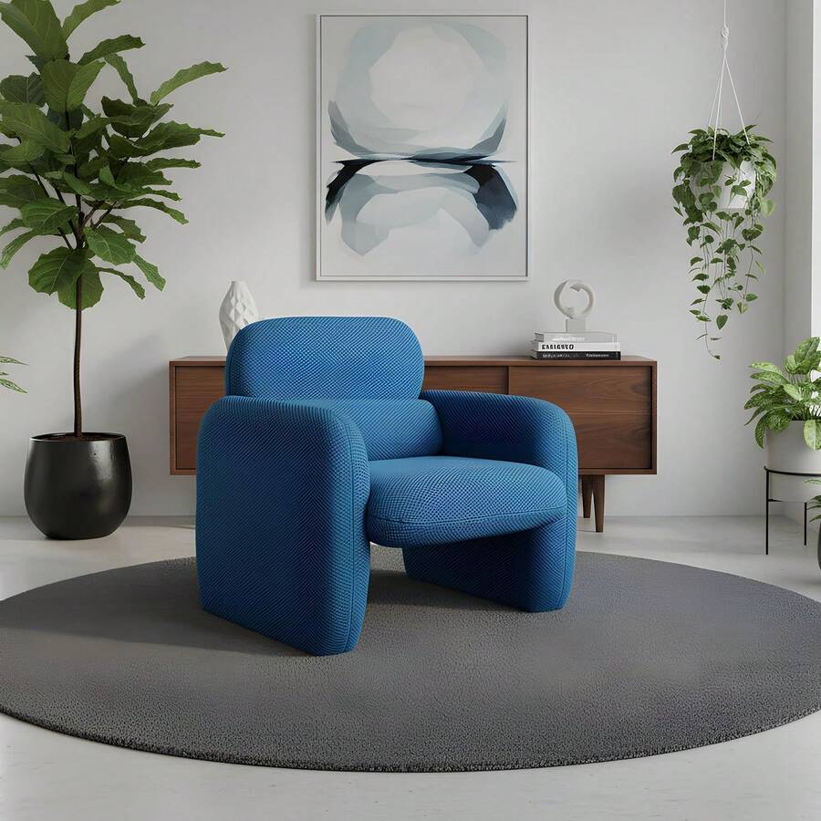 Sofa & Console Tables - Blue - View 1