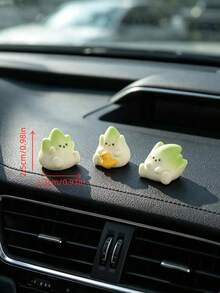 Summer Mini Bamboo Shoot Car Dashboard Ornament, Healing Style Cute Car Interior Console Decor Accessory - Bamboo Shoots - View 6