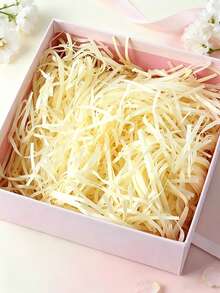1pc, 20g, 30g, 50g, 100g, Gift Packaging Shredded Paper Filler, Suitable For Wedding Valentine's Day Halloween Father's Day Mother's Day Party Decoration, Crinkled Shredded Paper Raffia Grass Fragile Gift Protection - Tissue Paper - View 5