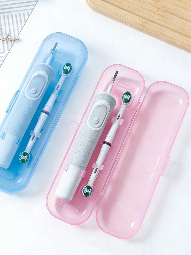 1個通用電動牙刷收納盒，浴室用電動牙刷架，便攜式牙刷蓋/保護套，大學/露營/郵輪/旅行必需品，浴室裝飾，浴室配件，旅行配件，假期必需品，聖誕禮物 - 查看 2