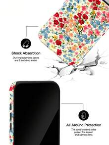 Koolife Is A Colorful And Adorable Printed Phone Case. It Features A Double-Sided Glossy Hard Shell Made Of PC + TPU Material, Providing Protection Against Scratches, Abrasion And Impact. It Is Suitable Compatible With Iphone 11, 12, 13, 14, 15, 16, 17,18/Pro/Pro Max. - Multicolor - View 3