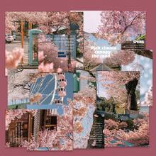 SCXXBSW 15pcs "Cherry Blossoms Falling In The Woods" Card Wall Decal For Room Decor; Greeting Card For Friends And Loved Ones; Romantic, Nostalgic Style; Suitable For Diaries And Scrapbooks - 15pcs - View 8