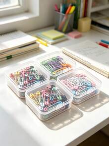 Colorful Safety Pins, Sturdy. Mixed Safety Pins Brooch Pins DIY Sewing Tools, Used For Jewelry Making Needlework Accessories, Insulated, Perfect For Crafts, Sewing And Various Tasks, As Well As Organizing Craft Supplies, Vibrant Storage, Sturdy Fasteners - Multi-color - View 4