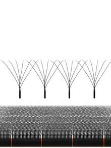 1pc C/D Curl Automatic Fan Pre-Made Lash Clusters 8-15mm Natural Soft Lightweight False Eyelash Clusters Single Cluster - View 10