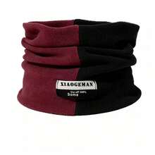Autumn/Winter Dual-Tone Scarf Hat, Unisex Warm Cycling Windproof Neck Warmer Thickened Headwear - Multicolor - View 15
