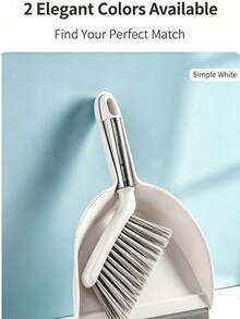 1PC Mini Dustpan And Brush Set, Small Hand‑Held Broom Dustpan Combo For Desk Table Sofa Countertop Household Cleaning - Multicolor - View 6