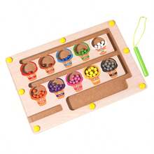Dinosaur & Ice Cream Maze Ball Toy, Children Color Number Sorting Counting Matching Board, Pen Grip Control Training, Develop Focus And Hand-Eye Coordination - Multicolor - View 14
