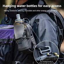 Tas Ransel dengan Tali Bahu, Kantong Penyimpanan Ponsel, Tas Tali Bahu Tahan Air, Cocok untuk Olahraga, Mendaki, Berkemah, Ringan - MultiWarna - View 3