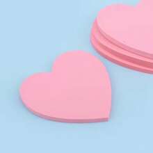 200 Sheets Multicolor Heart-Shaped Stickers, Cute Self-Adhesive & Removable Stickers For Office And School (50 Sheets Per Book) - one-size - View 8
