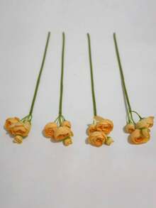 Realistic Artificial Peony Flower Home Indoor Decor Wedding Photography Prop Bouquet - Multicolor - View 11