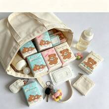 1/3/6/9/18 Packs Bear White Napkins; Pocket Tissues; Mini Facial Tissues; Portable Cute Facial Tissues Random Styles And Colors. - Multicolor - View 8