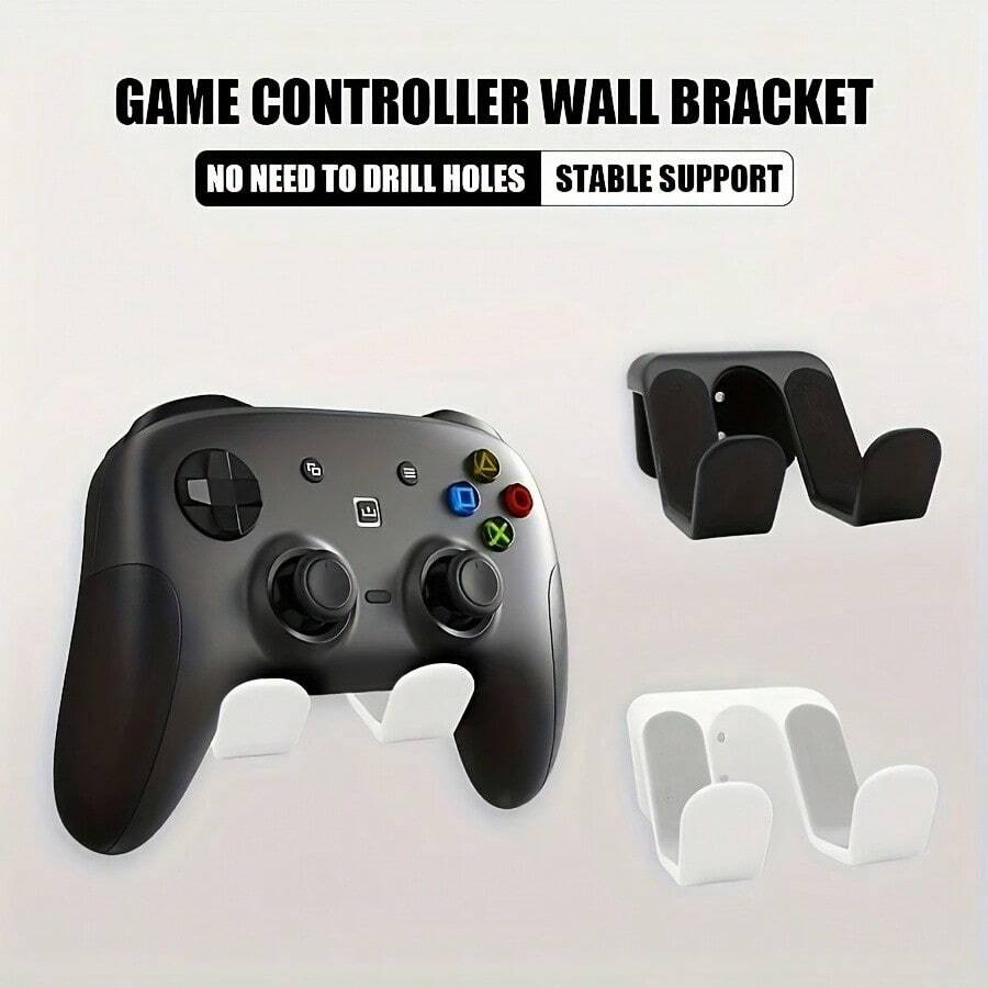 Universal Multi-Function Game Controller Holder, No-Drill Wall Mount Hanging Bracket - New Arrival - View 1