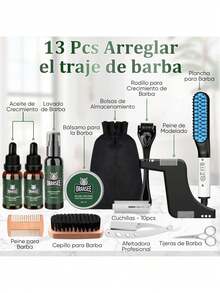 Beard & Mustache Styling Tools - Beard Comb + brush - View 6