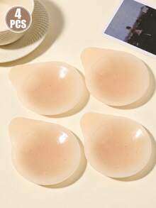1/2 Pairs Women's Reusable Silicone Breast Lift Pads, Invisible Self-Adhesive Breathable Liners, Suitable For Backless Dresses, Weddings, Parties And Daily Wear - Multicolor - View 11