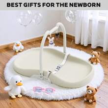 UBRAVOO Portable Baby Changing Pad-Waterproof And Easy To Wipe Clean, Suitable For Changing Table Tops; Features Soft Padding. - Beige - View 4