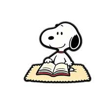 SNOOPY 1pc 2026 New Snuffy Daily Study Style Brooch, Fun & Playful Accessory, Suitable For Clothing, Pencil Case, Etc., Small & Unique, Perfect As A Gift For Friends And Family For New Year, Halloween Or Christmas (Random Style) - Multicolor - View 7