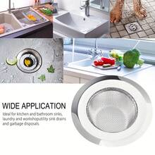 2 buah Saringan Wastafel Dapur Stainless Steel, Saringan Pembuangan Wastafel Bertepi Lebar Besar Diameter 4,5 Inci - A - View 10