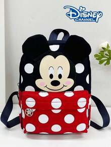 Disney Minnie Mouse Backpack, Colorful Cute 3D Cartoon Women's Mouse Ear Bow Polka Dot Design, Lightweight Canvas Mini Daily Backpack, Suitable For Teenagers And Adult Women, Casual Cartoon Backpack With Front Pocket And Metal Buckle, Suitable For School, Commute, Travel, Cute 3D Cartoon Pattern Mini Backpack, Multiple Designs Available - Multicolor - View 6