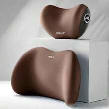 1 Set Memory Foam Car Headrest Neck Pillow And Lumbar Support Cushion, Memory Foam Lumbar Support, Memory Foam Headrest - one-size - View 14