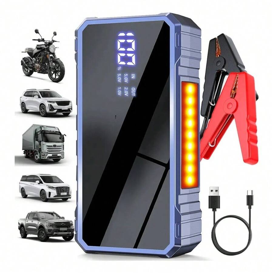 Car Jump Starter - Blue - View 1