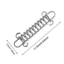1/2pcs Outdoor Tent Spring Guyline Buckle Multi-Purpose Camping High Strength Stainless Steel Rope Clip Sunshade Fixing Hook - Silver - View 5