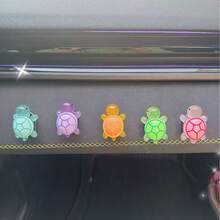 Car Seat Organizer Clip Little Turtle Car Ornament Interior Electric Vehicle Center Console Car Decoration - A - View 3