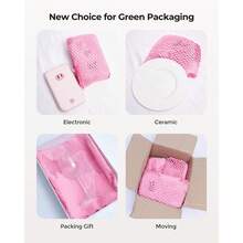 Multi-Color Honeycomb Filled Wrapping Paper Textured Protective Paper Combo Pack, Specialized Consumables For Multi-Category Item Transport, Storage, And Packaging; Logistics, Transport, Moving Cushioning, Gift Protection Supplies; Ideal For Renting - Honeycomb Paper - View 5