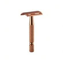 Rose Gold Safety Manual Razor Shell, Anti-Scratch Razor Shell, Suitable For Beard, Armpit Hair, Leg Hair Removal - Multi-color - View 6
