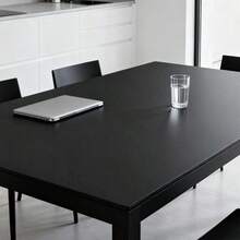 Waterproof Black Matte Vinyl Film - Peel And Stick Sticker For Kitchen Countertops, Cabinet Renovation, Furniture - A - View 5